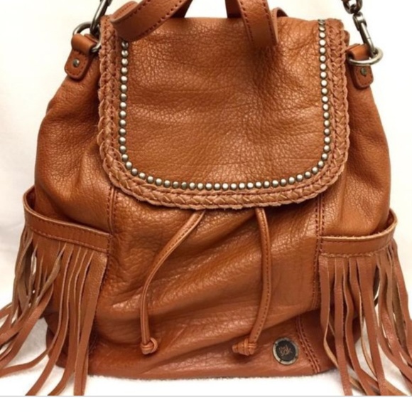 The Sak Handbags - The SAK Avalon Leather Fringe Convertible Purse